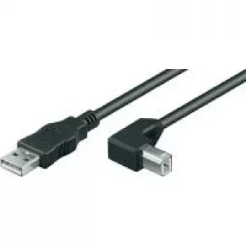 Wentronic Goobay USB 2.0 Hi-Speed Cable, Black, 5 m - USB 2.0-Plug (Type A) > USB 2.0-Plug (Type B) (95118)