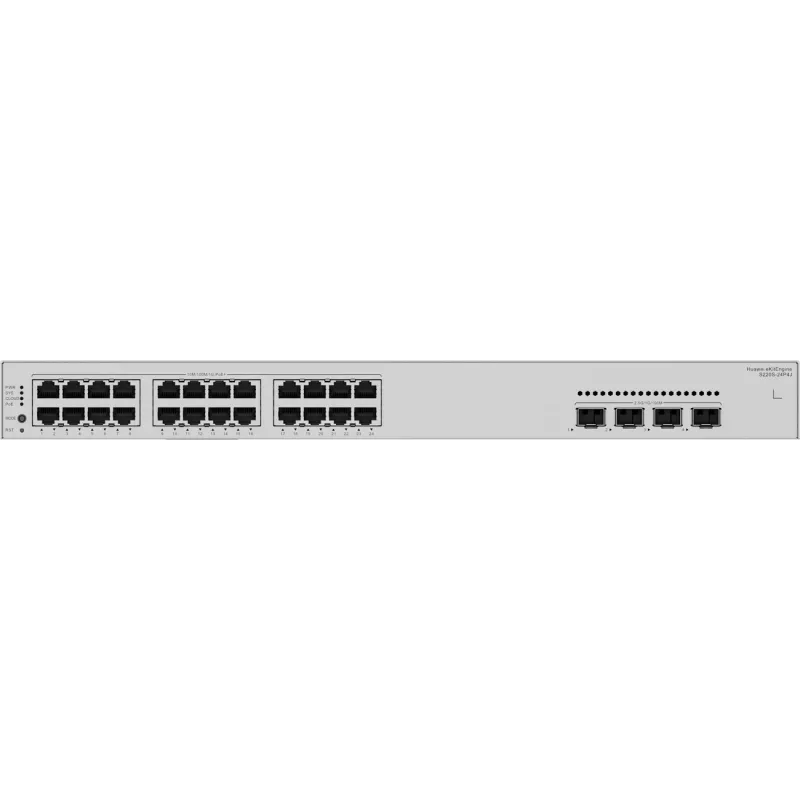 Huawei S220S-24P4J Gigabit PoE switch, 4x 2.5G SFP 24x PoE, 4x 2.5G SFP