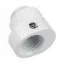 Adapter BitsPower X-Cross G1/4 inch male to G1/4 inch female, 5 mm offset, white