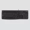 Logitech Desktop MK120 Combo, Black, Wired, Swiss, 920-002504