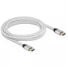 HDMI Cable DeLOCK Ultra High Speed 48 Gbps 8K 60 Hz Silver 3m