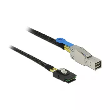 SAS Cable DeLOCK 83616 1m 6 Gbit/s Black