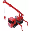 Mechanical toy crane truck Lena 02175EC, 70 cm, single brown cart