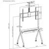 TV Mobile Stand ART STO S-14 for 55–100 inch TVs, load capacity up to 120 kg