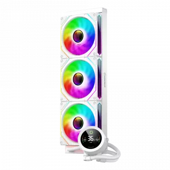 Gamemax | CPU Liquid cooler | ICEBURG 360 DIGITAL | White