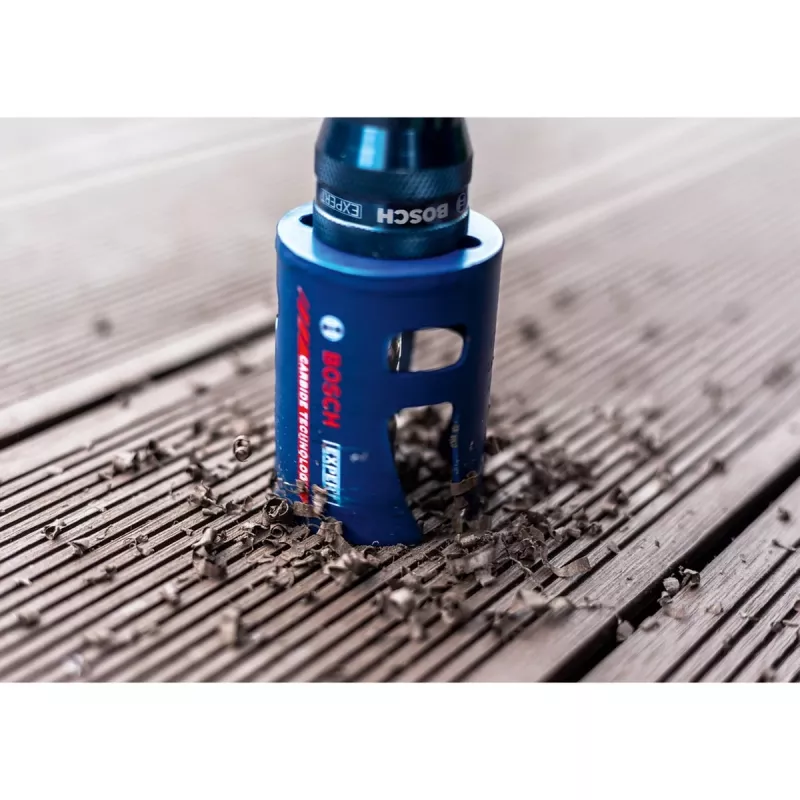 Bosch 2 608 900 490 Expert Construction Material Hole Saw Set, 10 pcs, 20-64 mm