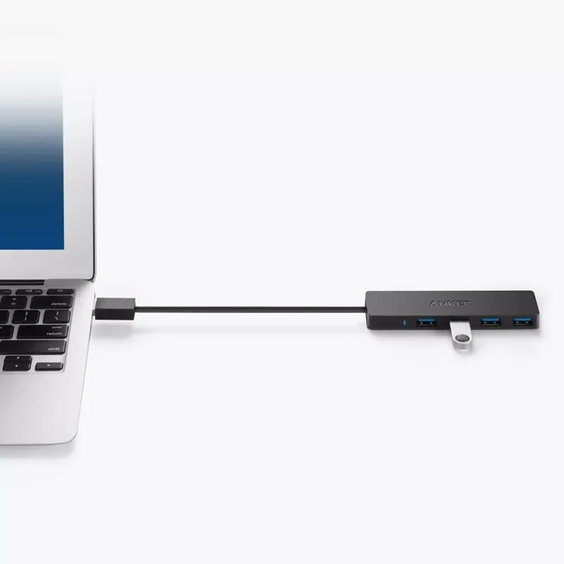 USB Hub Anker Innovations A7516016 USB 3.2 Gen 1 Type-A 5000 Mbit/s Black