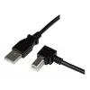 StarTech.com 3m USB 2.0 A to Right Angle B Cable - M/M, 3 m, USB A, USB B, USB 2.0, Black
