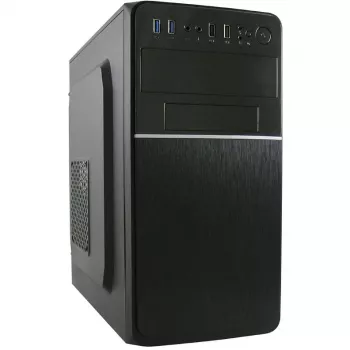 LC Power 2015MB - Tower - micro ATX - without Power Supply - Black - USB/Audio (LC-2015MB-ON)