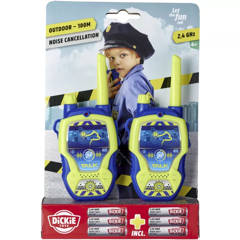 Walkie Talkie set Dickie Police 2.4 GHz, 2 pieces, model 201118197