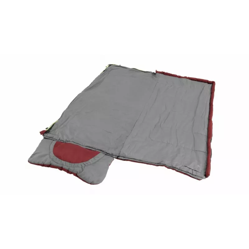 Sleeping bag Outwell Contour Junior rectangular polyester 170 cm x 70 cm, red