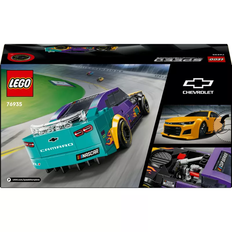 Construction toy LEGO Speed Champions 76935 NASCAR Next Gen Chevrolet Camaro ZL1, 328 pieces, 1 minifigure, age 9+