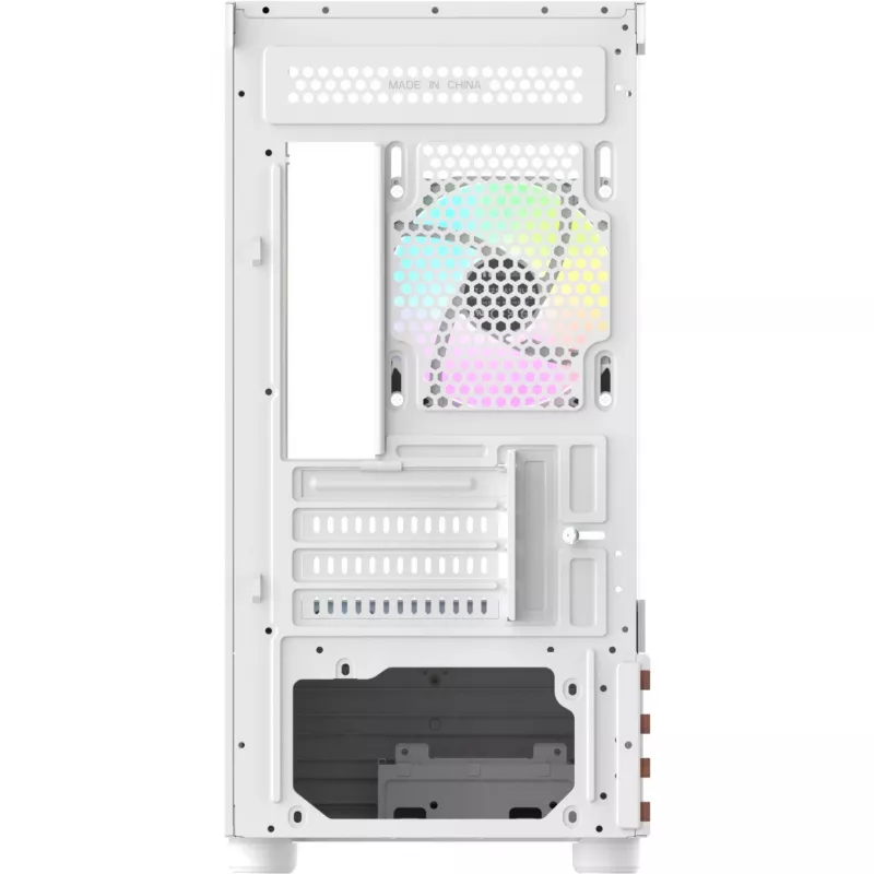 PC Micro Tower case THERMALTAKE View 170 WS ARGB Snow — Micro ATX, white, 2x120mm side, 1x120mm rear, PSU bottom, supports 2.5 inch/3.5 inch