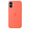 iPhone 16 Plus Silicone Case with MagSafe - Tangerine