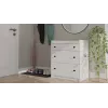 HOUSTON Chest of Drawers White