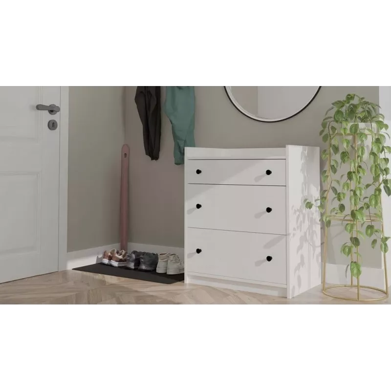 HOUSTON Chest of Drawers White