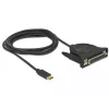 Parallel Cable DeLOCK 62980 Black 1.8 m