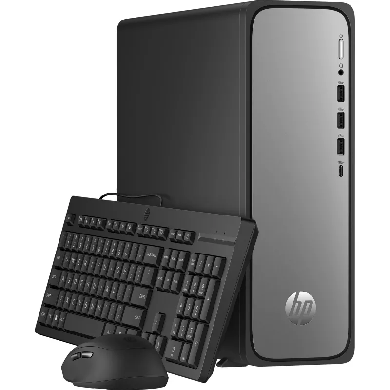 HP OmniDesk S03-0053ng - Slim Desktop - Core i5 i5-14400 / 2.5 GHz - RAM 16 GB - SSD 512 GB - NVMe - UHD Graphics 730 - Wi-Fi 6, Bluetooth, 1GbE - Wi-Fi: 802.11a/b/g/n/ac/ax, Bluet