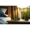 BLAUPUNKT electronic accessory CL04BK — black compact clock with thermometer, wetness indicator, calendar, alarm, snooze, AAA battery