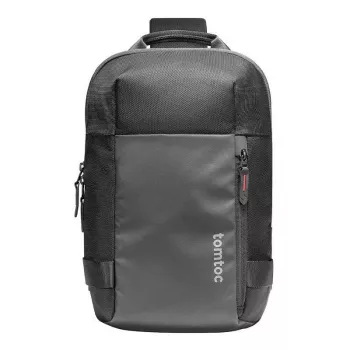 Crossbody bag Tomtoc Navigator-T24 S — black, compact everyday carry