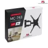 Maclean Mc-743 - Vesa Monitor-/TV Mount, 13-50 Black, 30 Kg