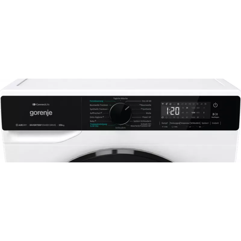 Gorenje WD2PA854ADW/AT washer dryer Freestanding Front-load White D