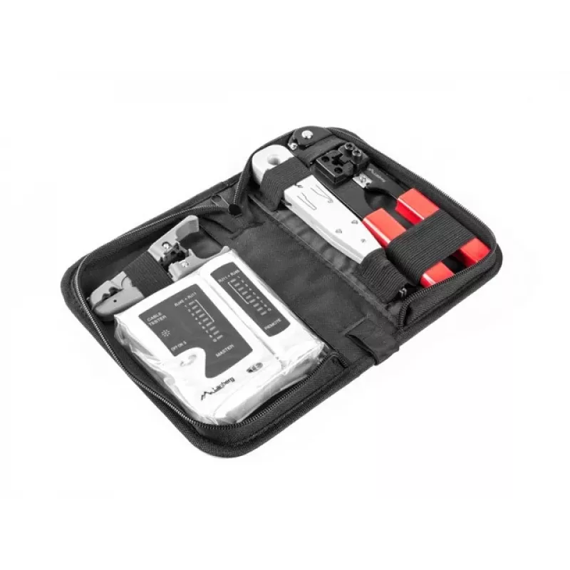 LANBERG Network Tool Kit Tester Stripper Crimper NT-0301 – RJ-12 connector support
