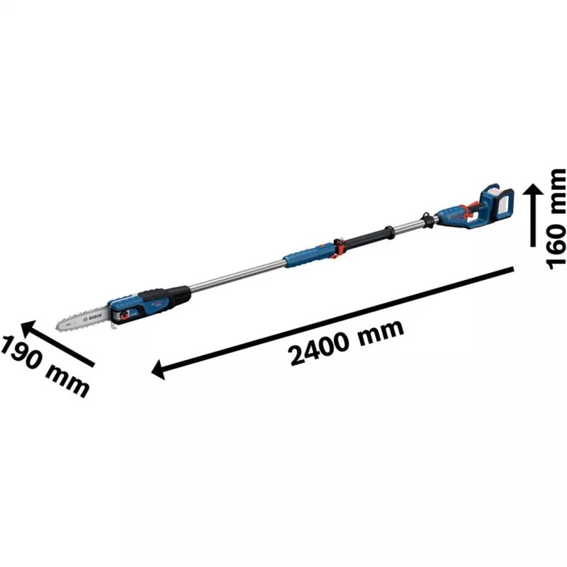 Pole saw Bosch GKE 18V-25 TP — 25 cm cutting length, cordless 18V (06008D6000)