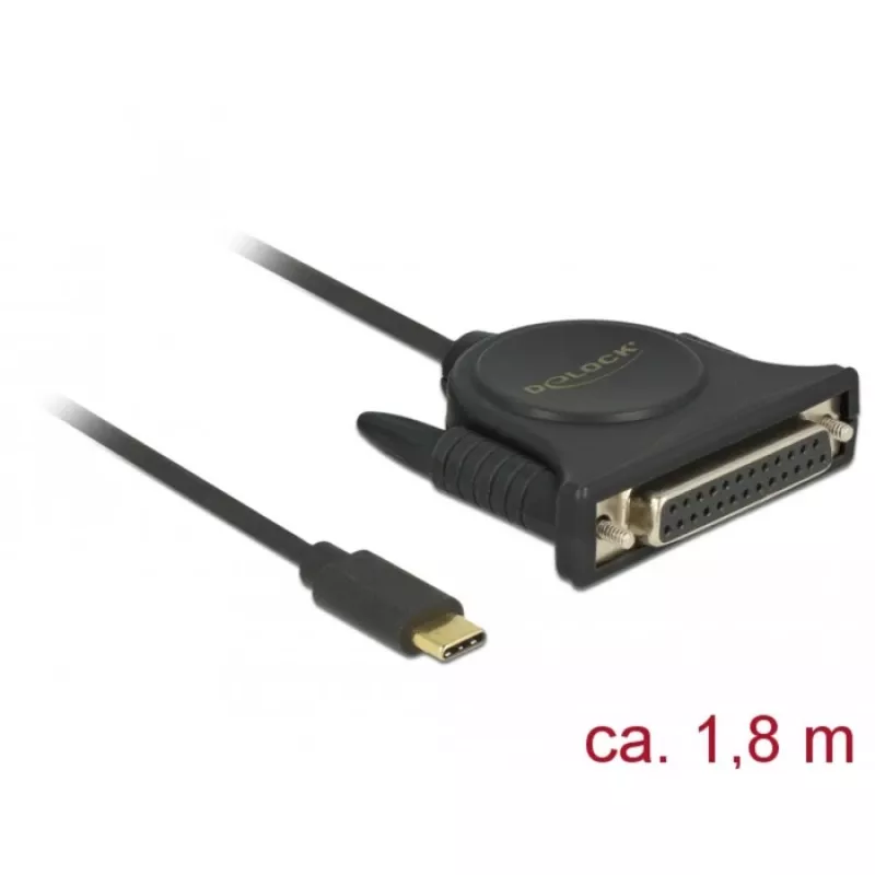 Parallel Cable DeLOCK 62980 Black 1.8 m