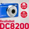 Agfa Photo DC8200 Blue + Case + Card SD 16GB