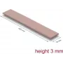 Thermal pad DeLOCK 18484 3 W/m·K Pink 20x120x3 mm