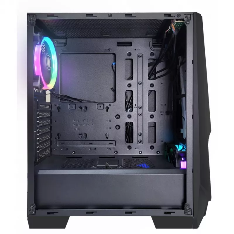 Xilence Xilent Blast X505.ARGB Gaming PC Enclosure, RGB ATX Midi Tower, black (XG141)