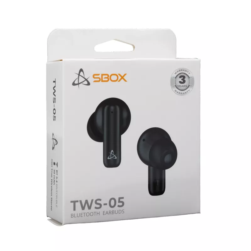 Headphones SBOX EB-TWS05 Black