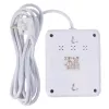 Power strip MACLEAN MCE388 W — 2 sockets, 3×USB, 110–240V, 2500W, 3 m cable, white