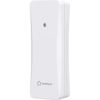 Renkforce RF-6736476 RF-E0666-W Thermo-/Hygrosensor Funk 433 MHz White (RF-6736476)