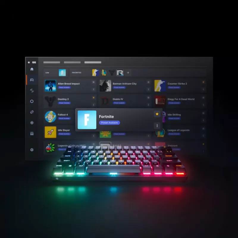 Mechanical Mini Keyboard STEELSERIES Apex Pro Gen 3 Mini with RGB switches