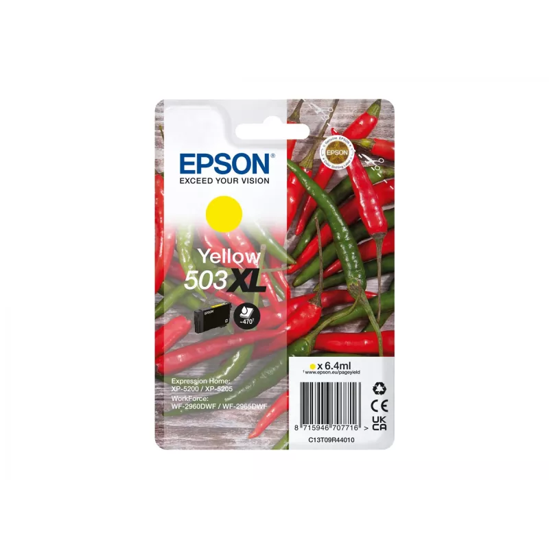 Ink cartridge Epson 503XL yellow, original high (XL) yield, 6.4 ml, single pack
