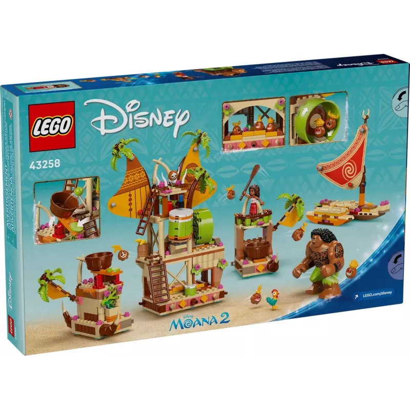 LEGO Disney Kakamora Barge playset 43258 — 572 pieces, 2 minifigures, for ages 7+