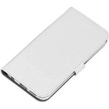 Nevox ORDO - Flip Case for mobile phone - PU Faux Leather - Grey, White - for Samsung Galaxy S6 edge