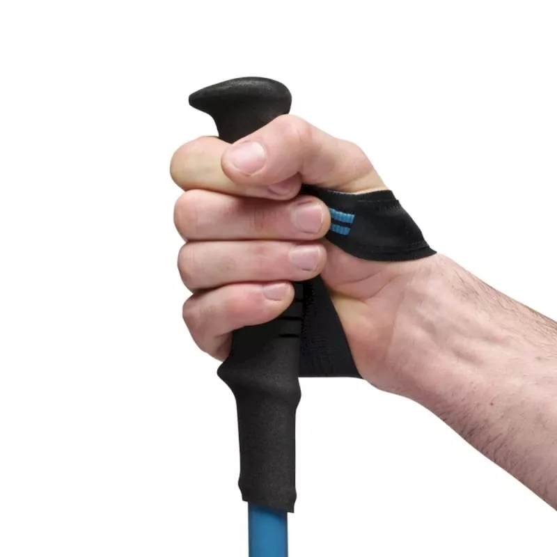 Trekking poles Black Diamond Distance Carbon FLZ — foldable carbon, adjustable 125–140 cm, 3-segment, 364 g, 40 cm folded