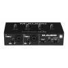 Audio interface M-Audio M-Track Duo — USB 2-in/2-out, 16-bit/48 kHz, 1x XLR/TS combo, 1x instrument input, phantom 48V