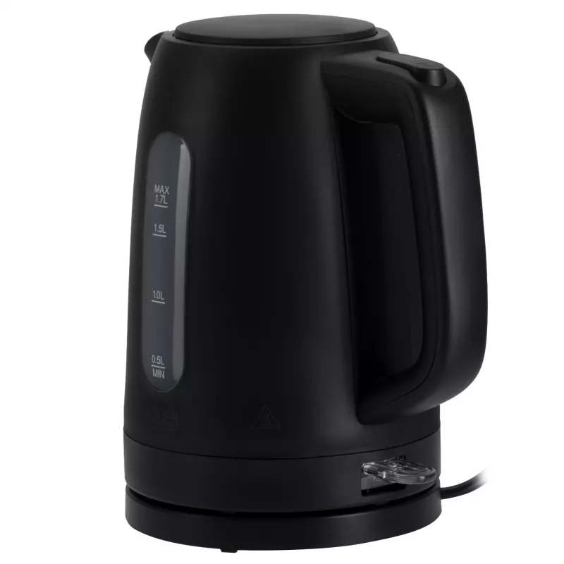 Electric kettle Adler AD 1379B — 1.7 L, 1850–2200 W, hinged lid, 360° base, black