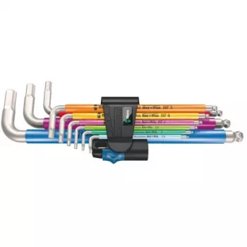 Set of metric hex wrenches HEX-PLUS, 9pcs