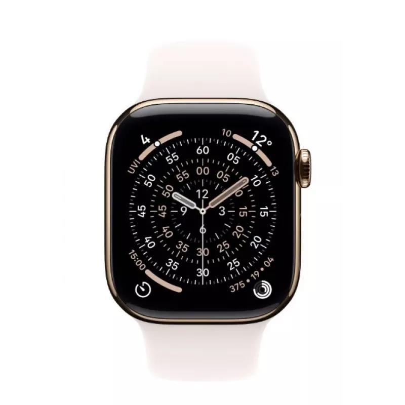 Smartwatch Apple Watch Series 11 GPS + Cellular 42mm Gold Titanium Case Light Blush Sport Band M/L