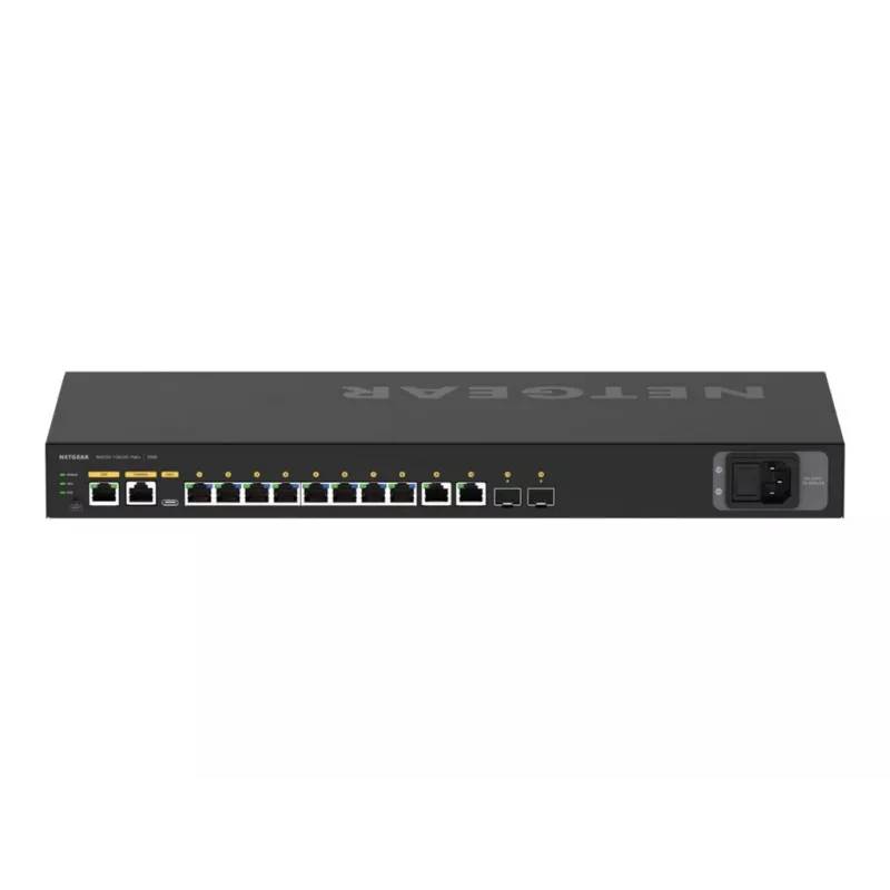 NETGEAR M4250-10G2XF-PoE+ Managed L2/L3 Gigabit Ethernet (10/100/1000) Power over Ethernet (PoE) 1U Black