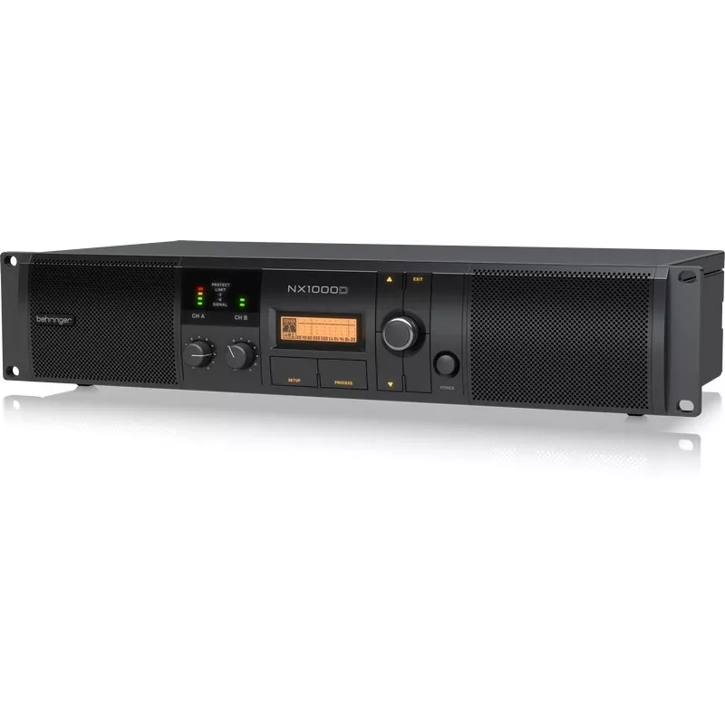 Behringer NX1000D audio amplifier Performance/stage Black