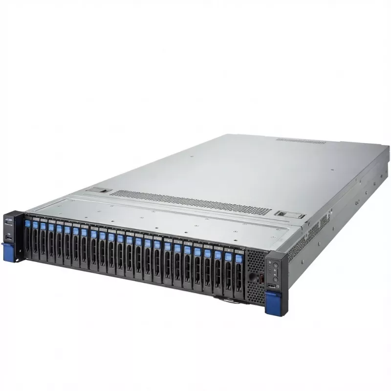 MITAC B8261T85E24HR-2T - Server - Rack Mount - 2U - two-way - no CPU - NVMe - Hot-Swap 6.4 cm (2.5) Bay/Bays - SSD - AST2600 - 1GbE, 10GbE - no operating system - Moni
