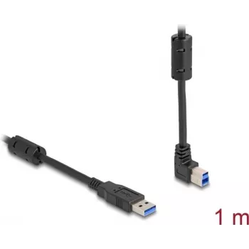 DeLOCK USB Cable Type-A male to Type-B male 90° angled 1 m
