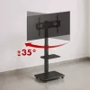 TV stand ergo office ER-304 B, max load 50 kg, VESA 600x400