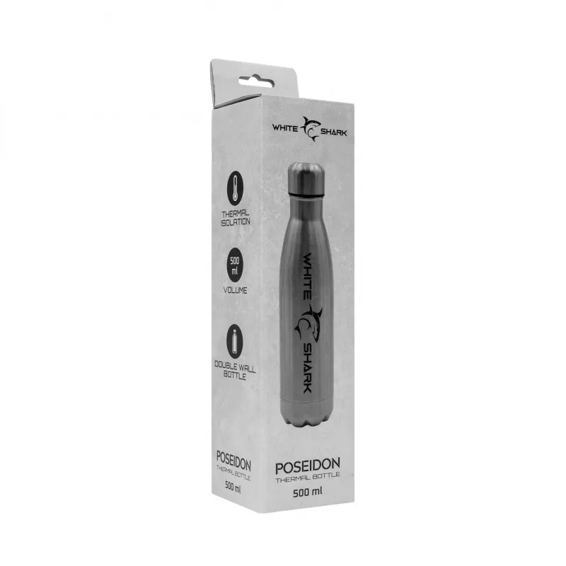 White Shark Poseidon water bottle 500ml